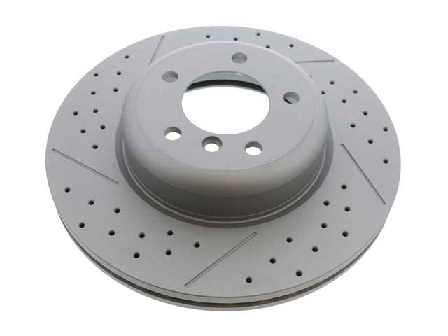 BMW Brake Disc - Cross- Drilled and Slotted 338 X 26 mm | 2006-2013 34116786392