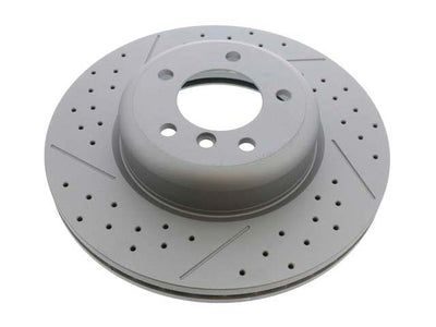BMW Brake Disc - Cross- Drilled and Slotted 338 X 26 mm | 2006-2013 34116786392