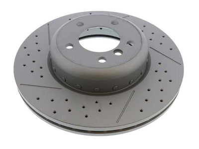 BMW Brake Disc - Cross- Drilled and Slotted 338 X 26 mm | 2006-2013 34116786392