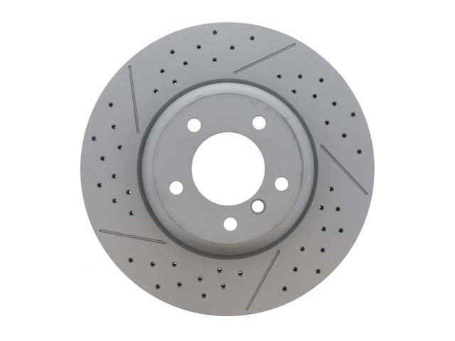 BMW Brake Disc - Cross- Drilled and Slotted 338 X 26 mm | 2006-2013 34116786392