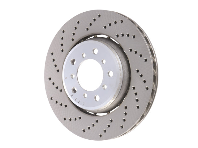 BMW Brake Disc - Cross Drilled with Floating Aluminum Hub 325 X 28 mm | 2001-2006 34112282801