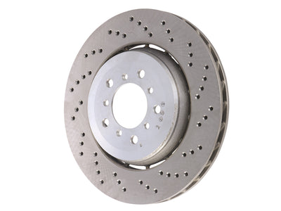 BMW Brake Disc - Cross Drilled with Floating Aluminum Hub 345 X 28 mm | 2005-2008 34112282446