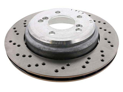 BMW Brake Disc - Cross Drilled with Floating Aluminum Hub 328 X 20 mm | 2001-2008 34212282303