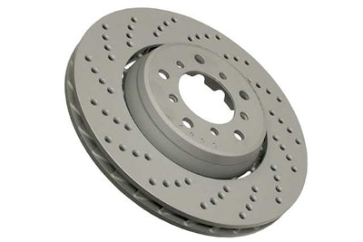 BMW Brake Disc - Cross Drilled with Floating Aluminum Hub 325 X 28 mm | 2001-2006 34112282801