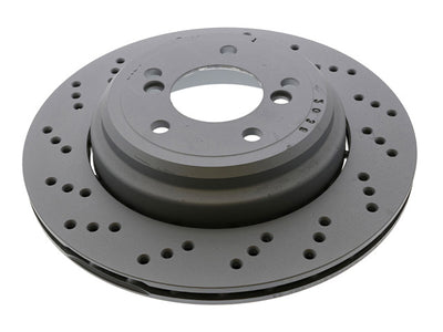 BMW Brake Disc - Cross Drilled with Floating Aluminum Hub 328 X 20 mm | 2001-2008 34212282303