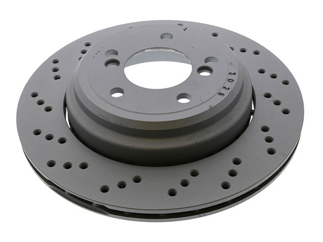 BMW Brake Disc - Cross Drilled with Floating Aluminum Hub 328 X 20 mm | 2001-2008 34212282303