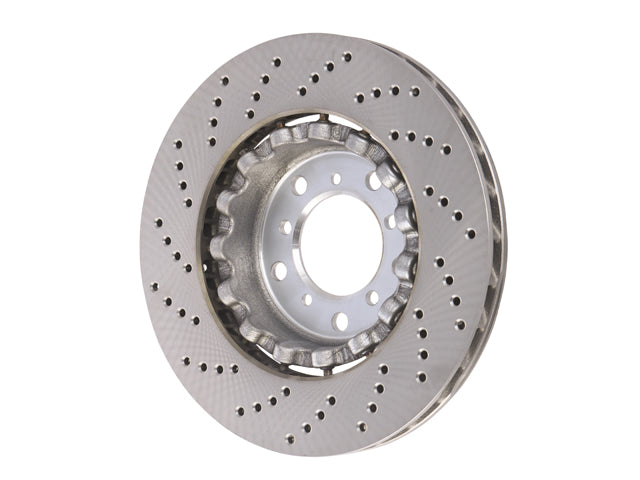BMW Brake Disc - Cross Drilled with Floating Aluminum Hub 325 X 28 mm | 2001-2006 34112282802