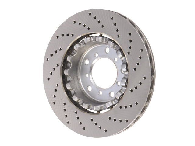 BMW Brake Disc - Cross Drilled with Floating Aluminum Hub 325 X 28 mm | 2001-2006 34112282801