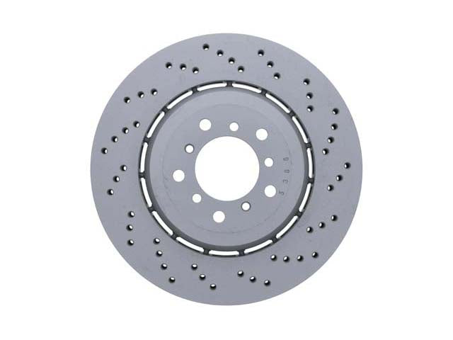BMW Brake Disc - Cross Drilled with Floating Aluminum Hub 345 X 28 mm | 2005-2008 34112282446