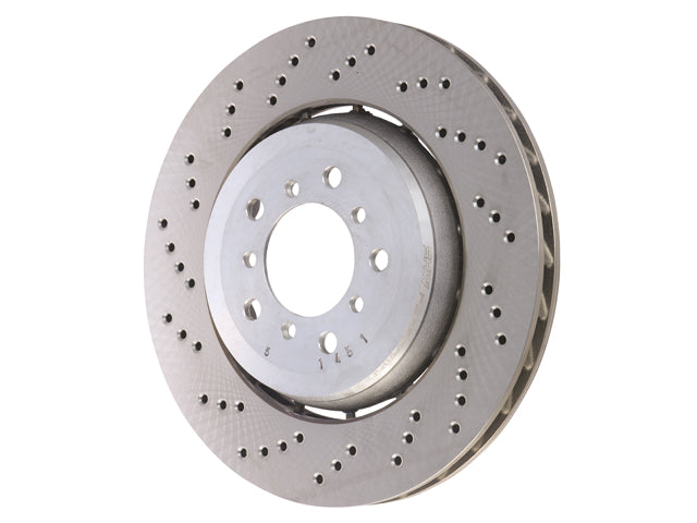 BMW Brake Disc - Cross Drilled with Floating Aluminum Hub 345 X 28 mm | 2005-2008 34112282445