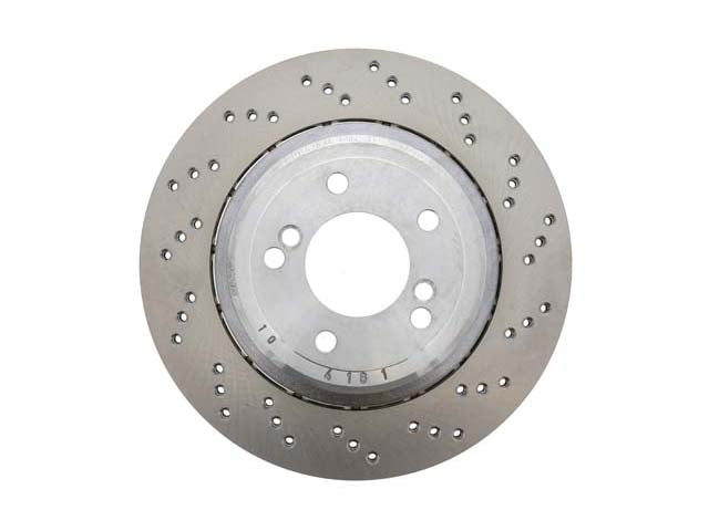 BMW Brake Disc - Cross Drilled with Floating Aluminum Hub 328 X 20 mm | 2001-2008 34212282304