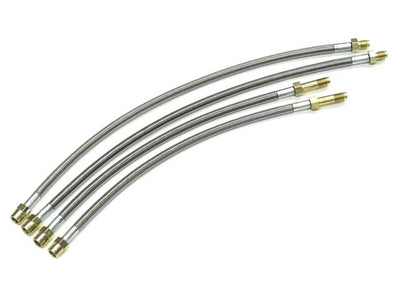 BMW Brake Hose Set - Steel Braided with Clear Protective Jacket | 1997-2003 885522966