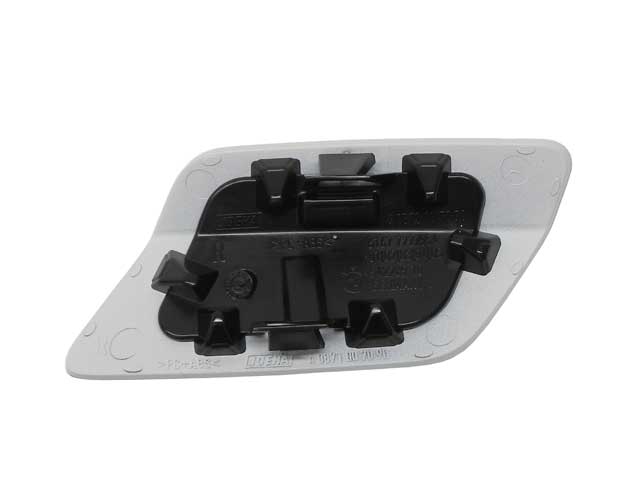 BMW Cover Flap - Headlight Washer Hole in Bumper Cover Primered White | 2009-2013 61677253396
