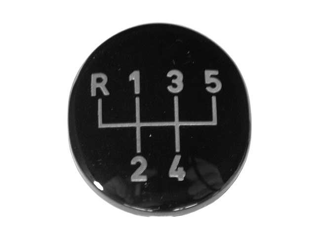 BMW Emblem - Oval Shift Knob 5 Speed Pattern Adhered | 1984-1999 25111221611