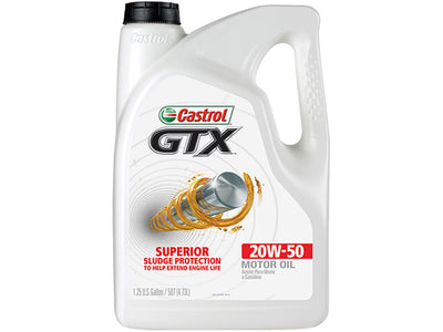 BMW Engine Oil - Castrol GTX - 20W-50 Conventional 5 Quart | 1967-1993 03095C