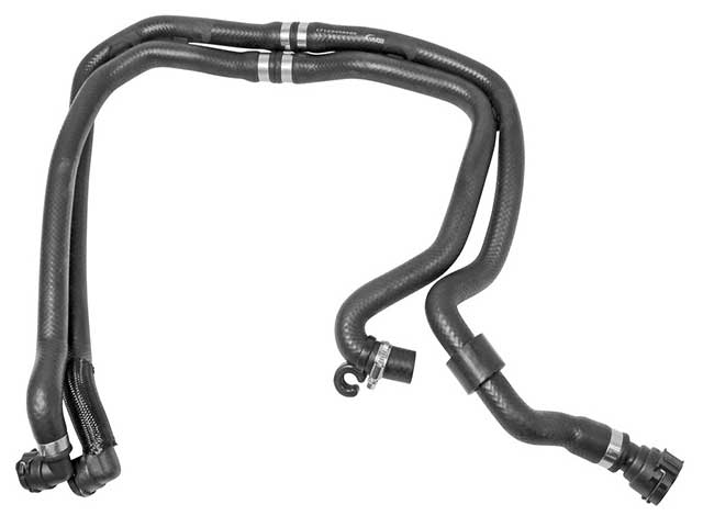 BMW Heater Hose - Expansion Tank to Heater Control Valve and Heater Core | 2007-2010 17123448462
