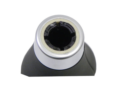 BMW Shift Knob - Black Leather with "M" 6-Speed Emblem Heavy, Push on Type | 2003-2010 25117896886