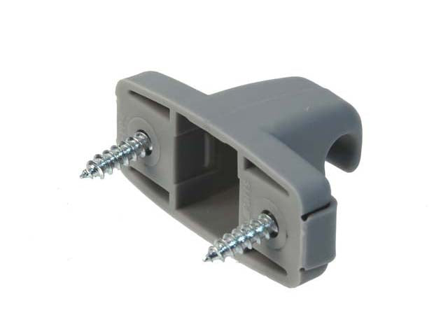 BMW Sun Visor Clip - Light Gray | 1995-2006 51168174715