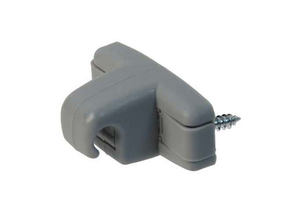 BMW Sun Visor Clip - Light Gray | 1995-2006 51168174715