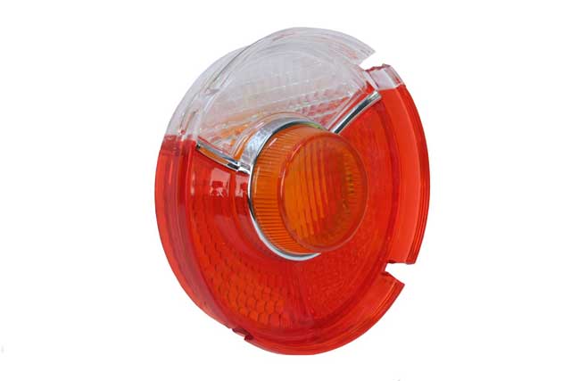 BMW Taillight Lens with Yellow Turn Signal | 1967-1973 63211351666