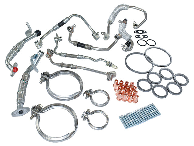 BMW Turbocharger Coolant and Oil Supply and Return Line Kit | 2007-2016 TRK0007