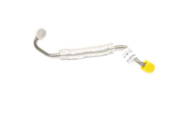 BMW Turbocharger Oil Line - Distribution Piece to Lower Large Turbocharger Feed | 2009-2013 11427795972