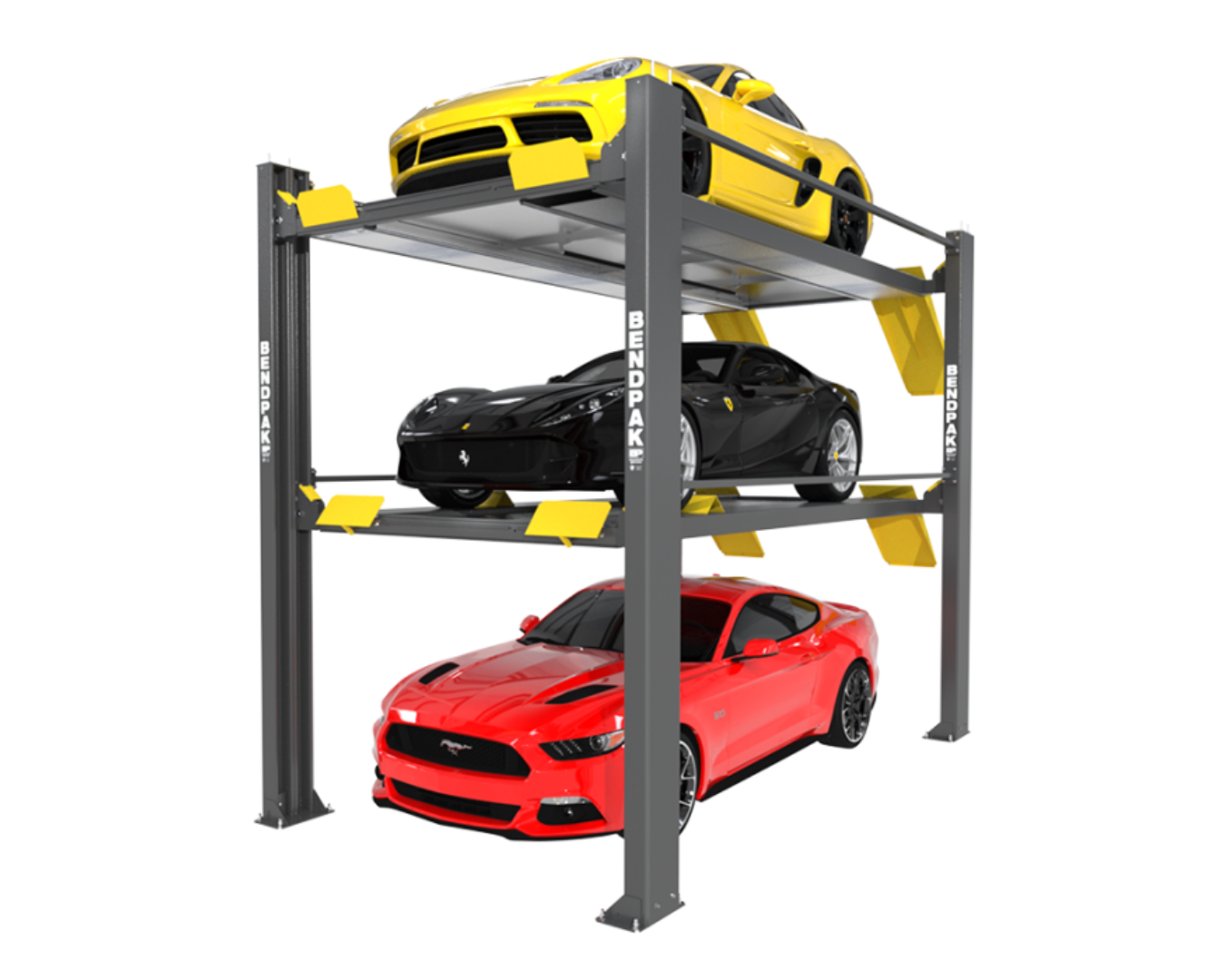 BendPak HD-973P Tri-Level Four Post Car Lift