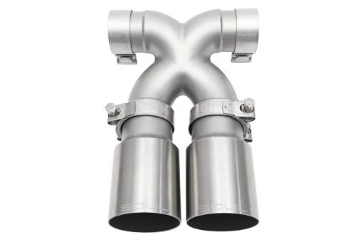 Bolt On X-Pipe With Tips - Boxster | Cayman | 2005-2008