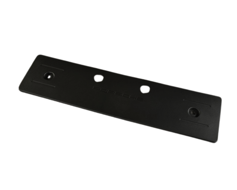 Bumper Licence Plate Holder - Matt Black - Cayenne | 2019-2026