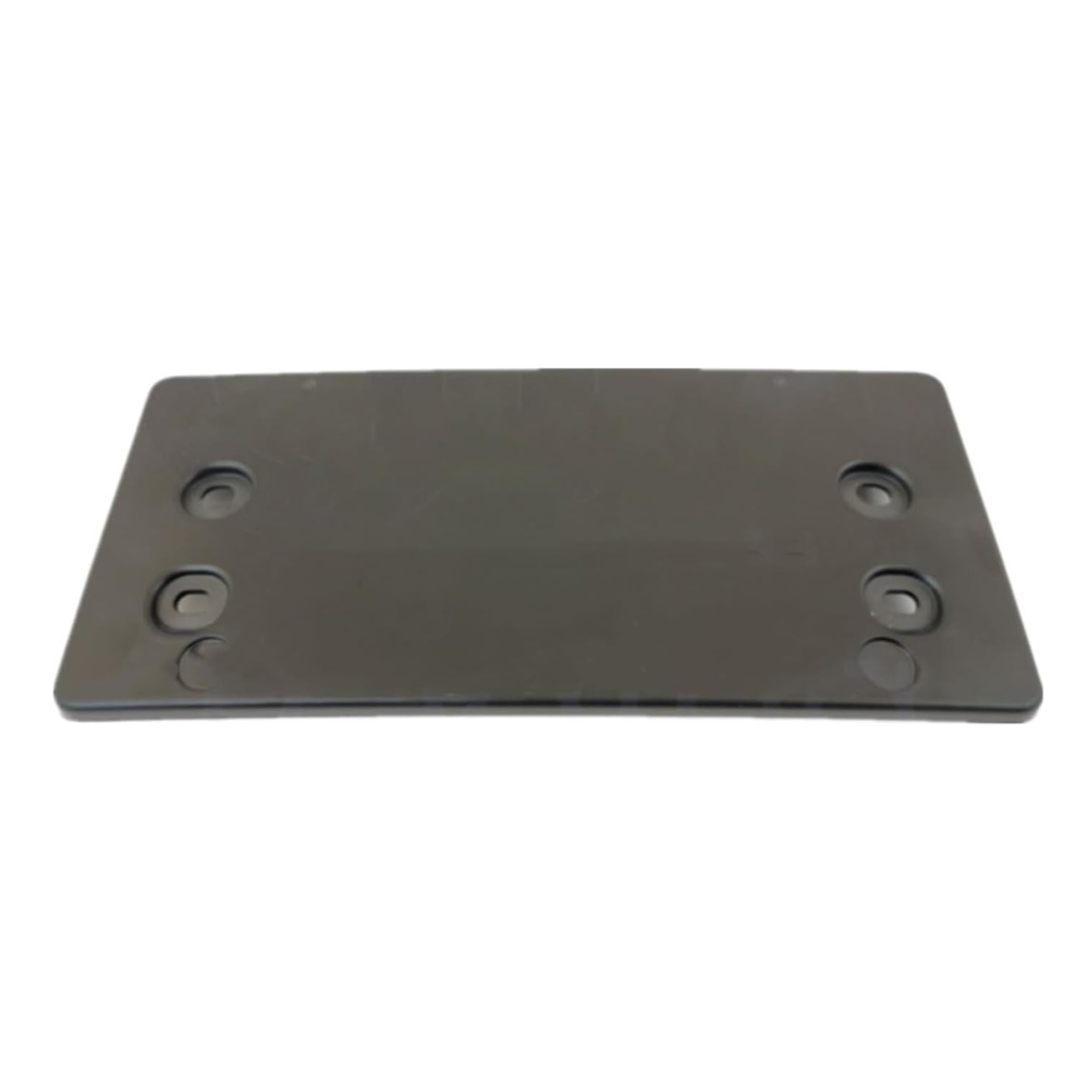 Bumper Licence Plate Holder - Satin Black - Cayenne | 2011-2018