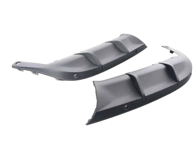 Rear Bumper Trim Set - Matt Black - Boxster | 2013-2016