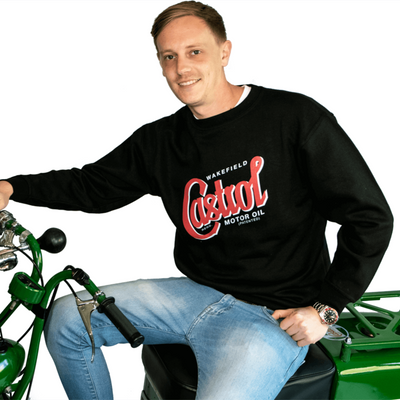 Castrol Classic Black Sweatshirt - X Large