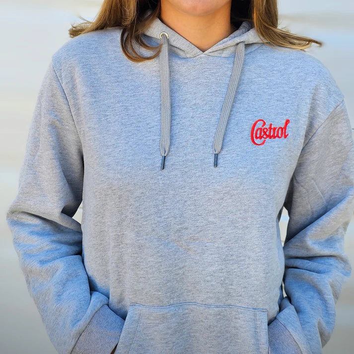 Castrol Classic Grey Hoodie - Large