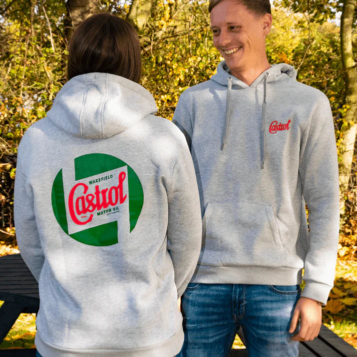 Castrol Classic Grey Hoodie - Large