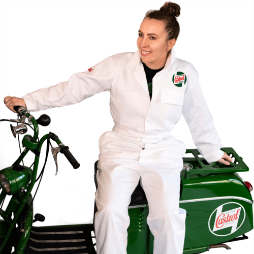 Castrol Classic Heavy Duty White Overalls - 40"C/30"L