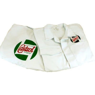 Castrol Classic Heavy Duty White Overalls - 40"C/30"L