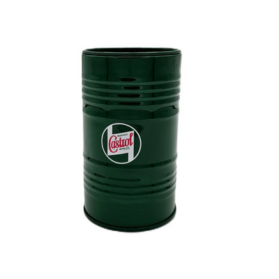 Castrol Classic Mini Oil Barrel Table Top Storage Can