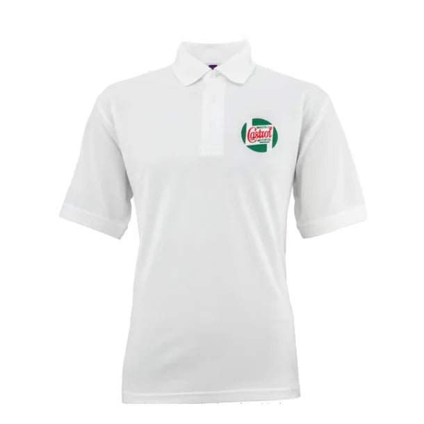 Castrol Classic Polo Shirt - White - XL