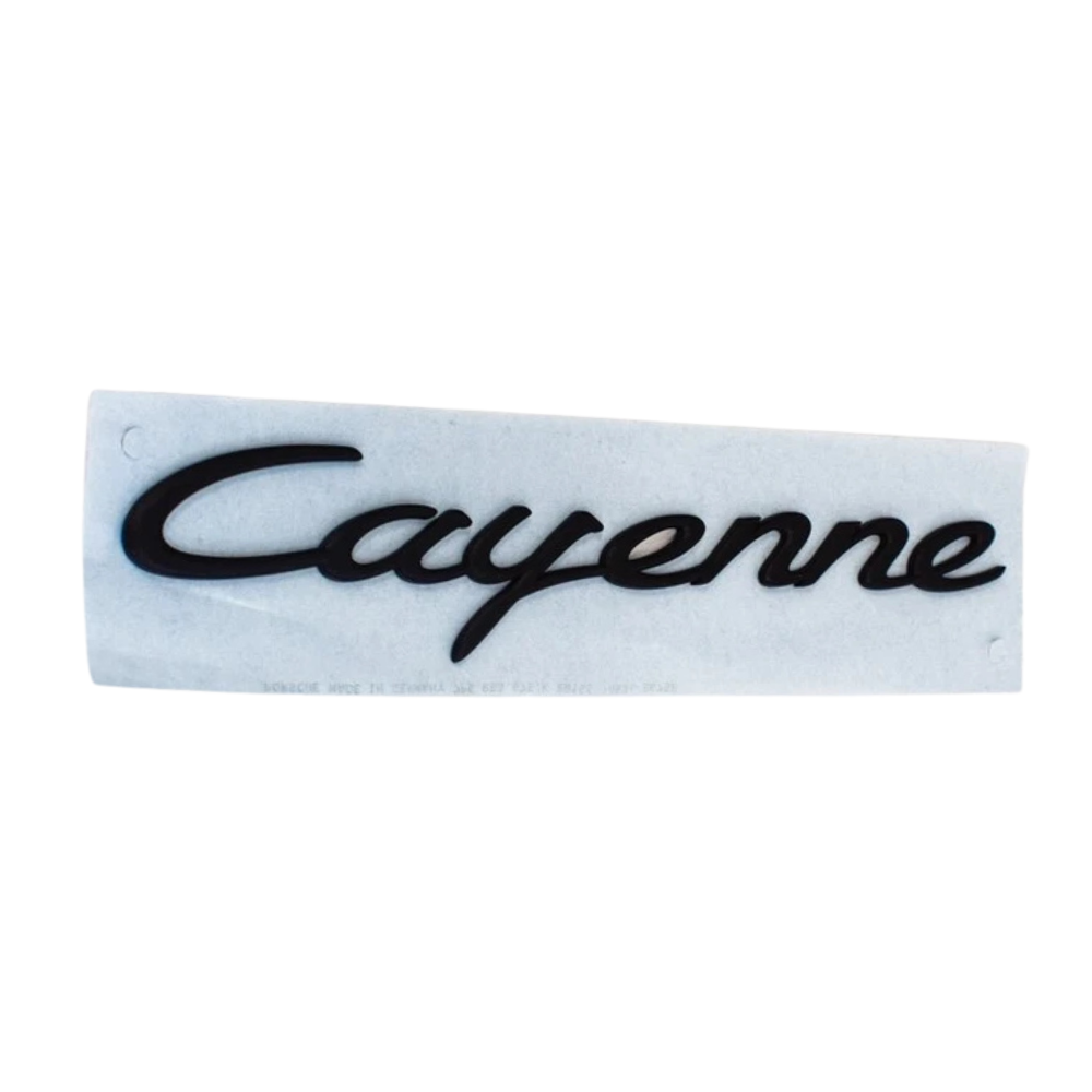 Cayenne Hatch Emblem - Matte Black - Cayenne | 2011-2018