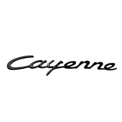 Cayenne Hatch Emblem - Matte Black - Cayenne | 2011-2018