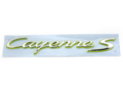 Cayenne S Hatch Emblem - Chrome - Cayenne | 2011-2018