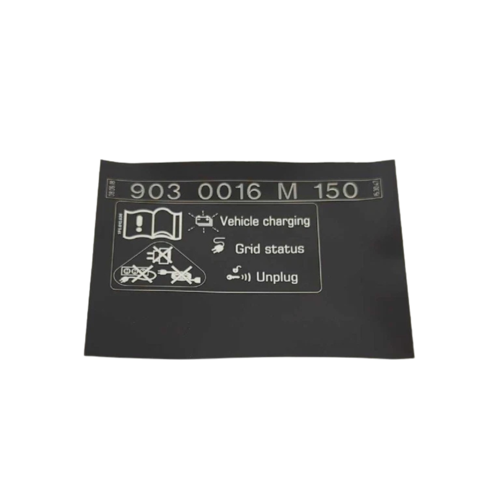 Charging Socket English Sticker - Cayenne | 2011-2018