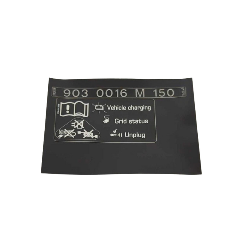 Charging Socket English Sticker - Cayenne | 2011-2018