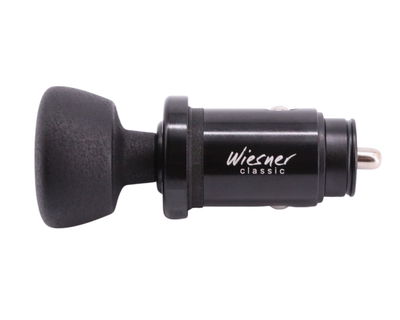 Cigarette Lighter To USB Adapter - Black Foot - 911 | 1968-1973 USB-911-68-73-AC-B