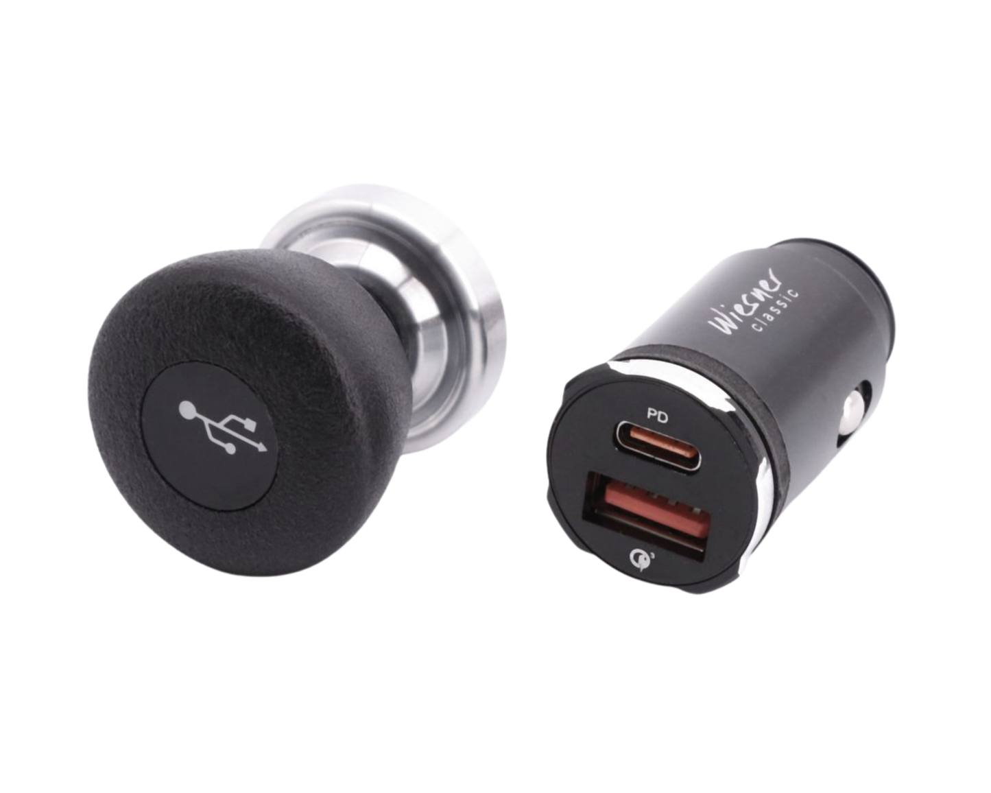 Cigarette Lighter To USB Adapter - Chrome Foot - 911 | 1968-1973