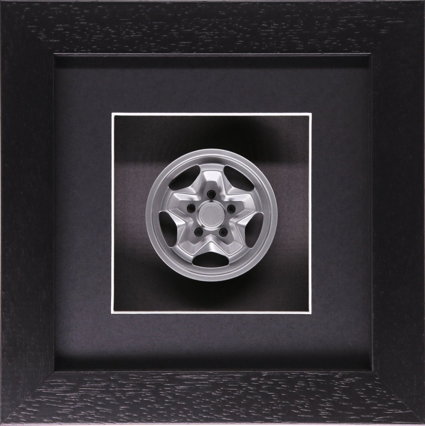 Cookie Cutter Wheel Model Porsche Art Box Framed