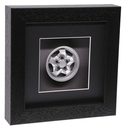 Cookie Cutter Wheel Model Porsche Art Box Framed
