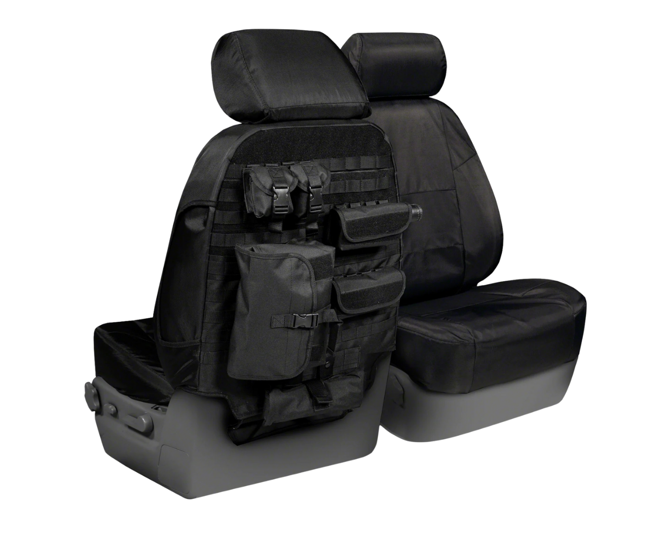 Custom Fit Ballistic Tactical Seat Cover - Black