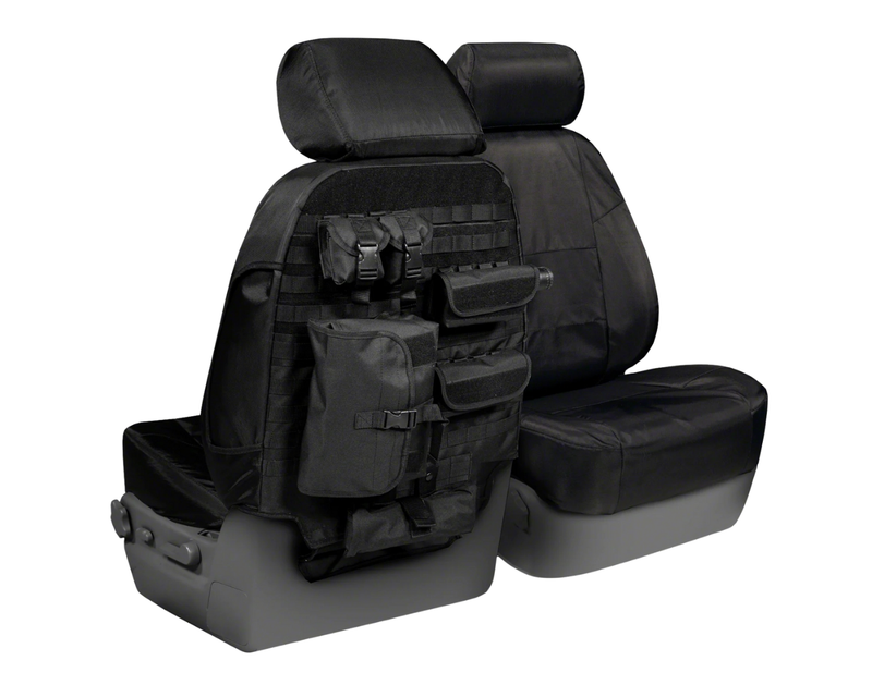 Custom Fit Ballistic Tactical Seat Cover - Black