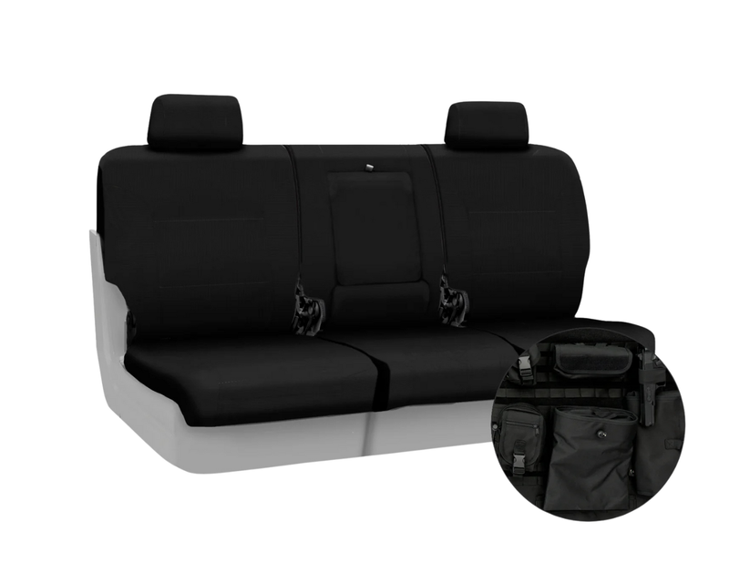 Custom Fit Ballistic Tactical Seat Cover - Black